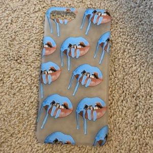 Kylie Jenner Shop Blue Lips IPhone 6/7/8 Plus Case